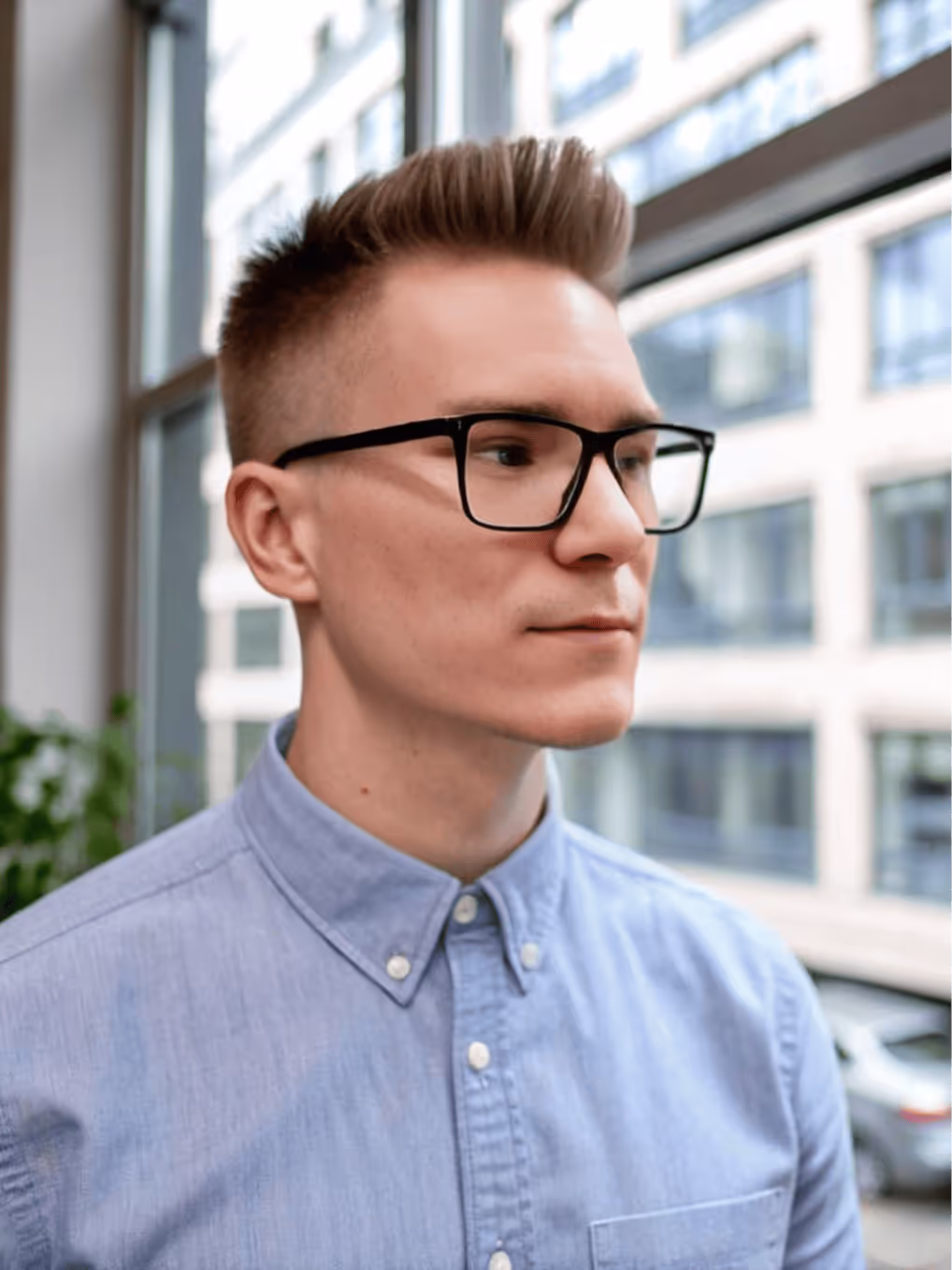 Portrait of Egor Prus, Frontend Engineer at TIMVERO